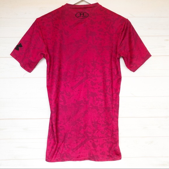 Under Armour Pink Camo Superman Compression Shirt - Picture 5 of 5
